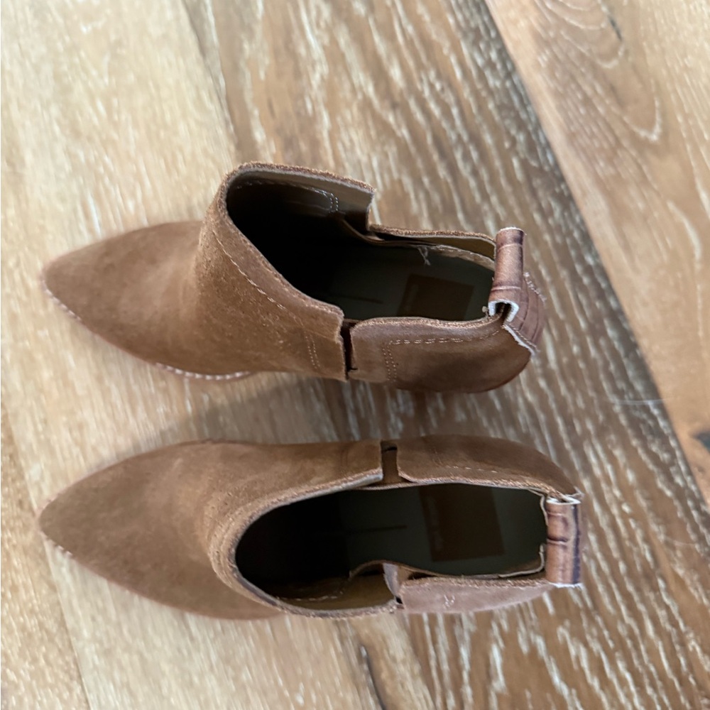 Dolce Vita NEW Sirano Ankle Boots Brown Suede Size 6.5 Boho Western - Picture 5 of 8